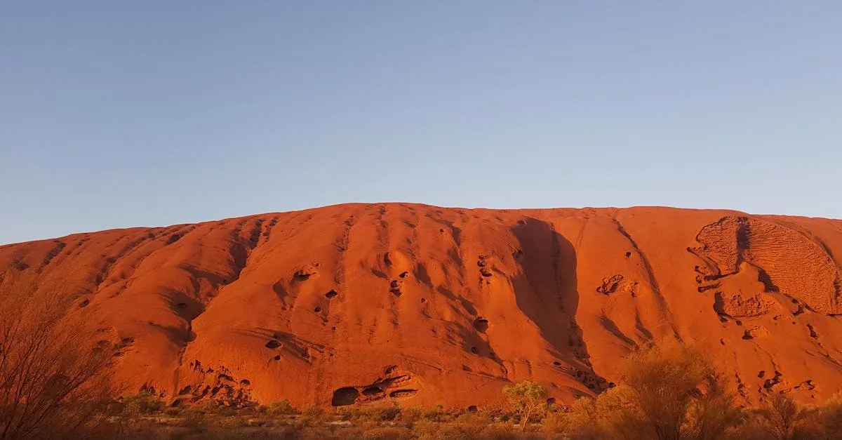 Uluru at sunset