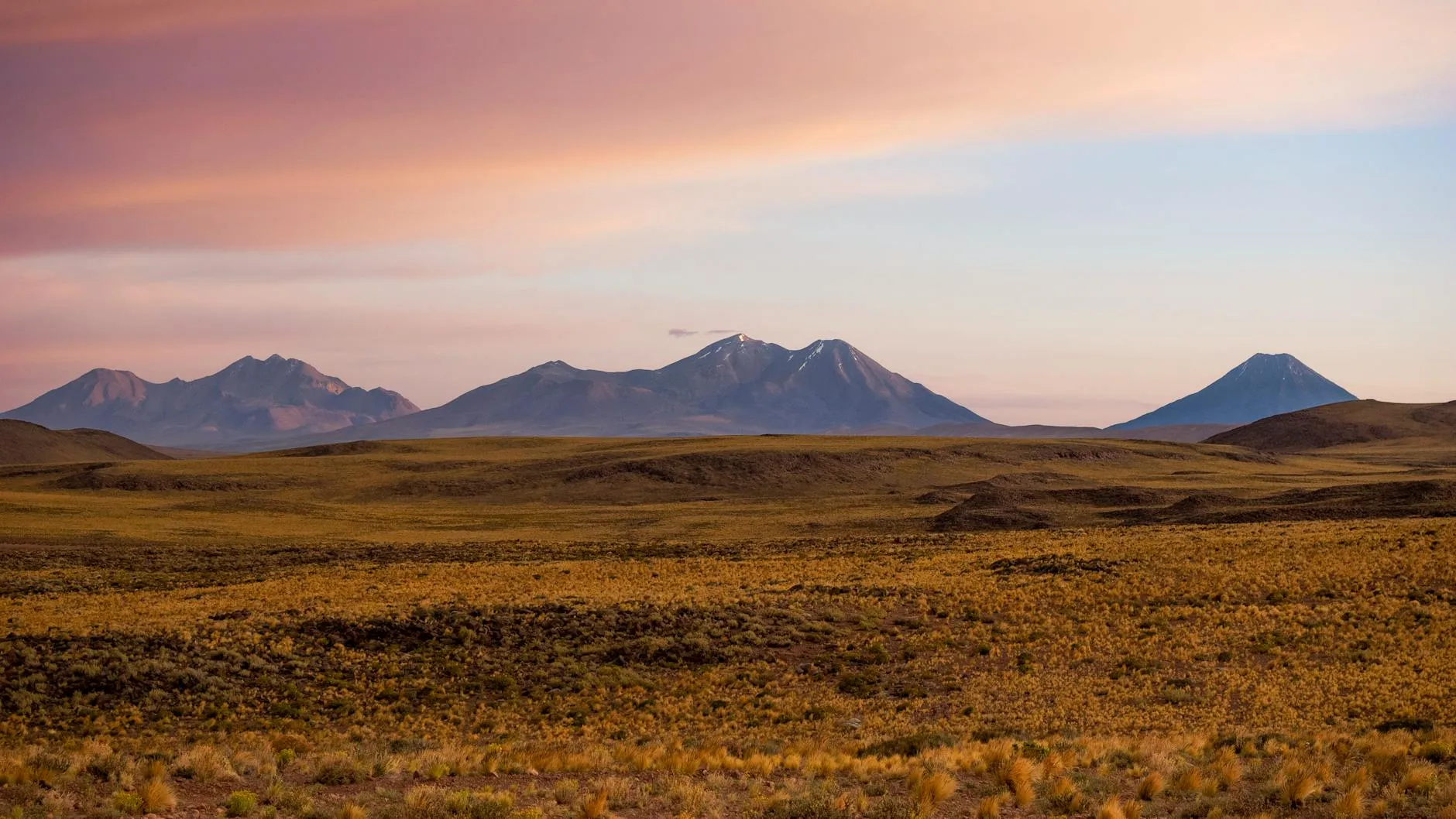 Atacama desert and Patagonian landscape