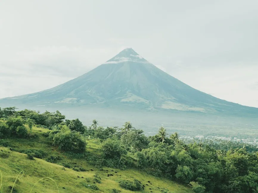 Virunga National Park volcanic landscape