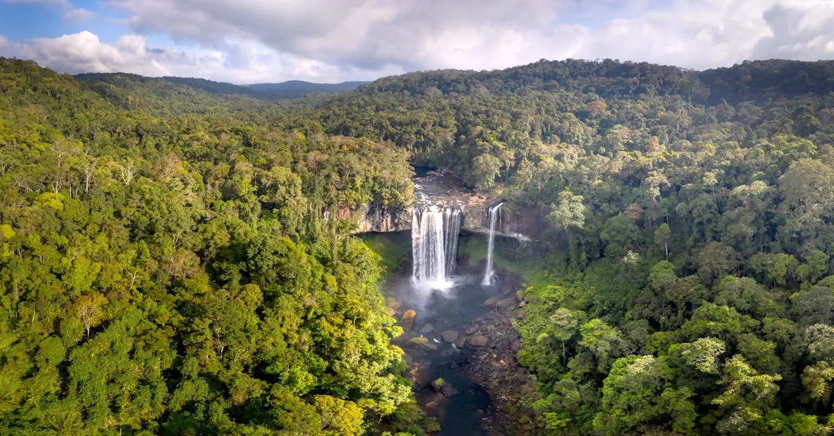 Tad Lo waterfall village
