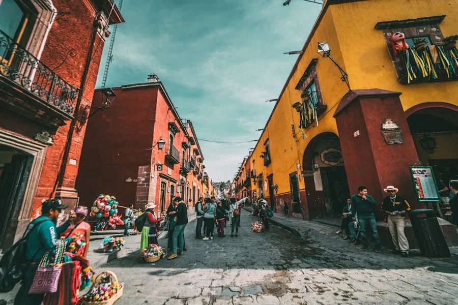 Colourful streets of Mexico