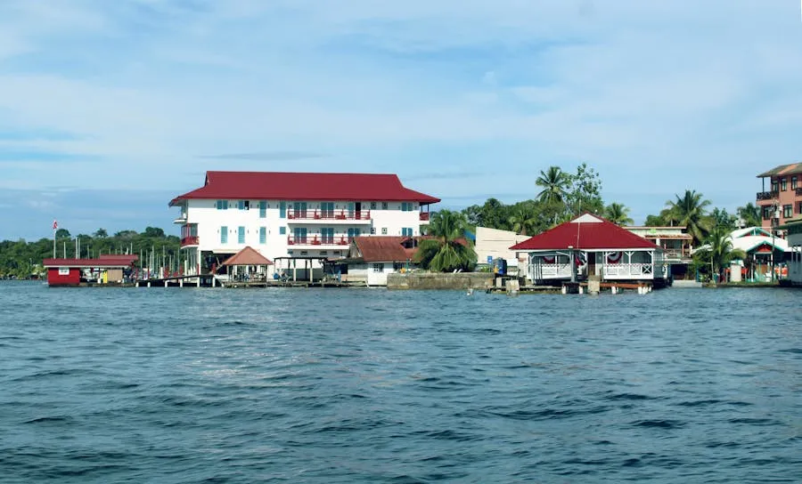 Turquoise Caribbean waters around Bocas del Toro islands