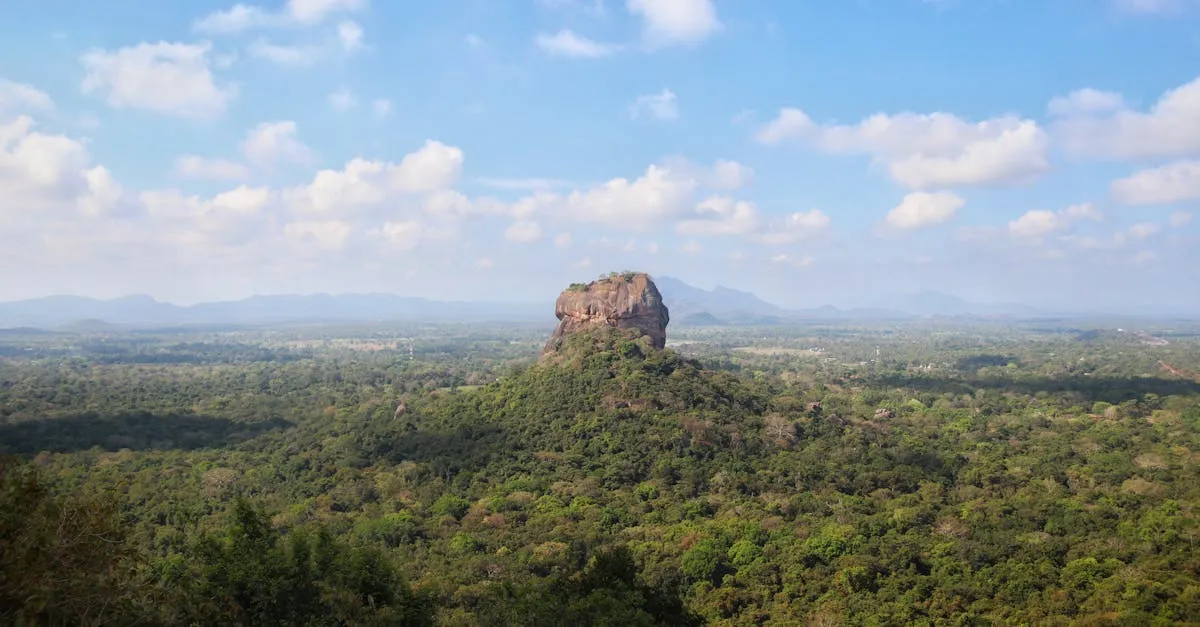 Pidurangala Rock panorama