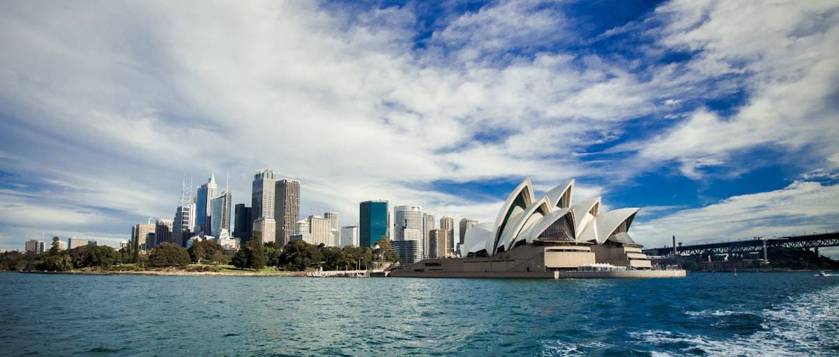 Sydney Opera House and harbour skyline